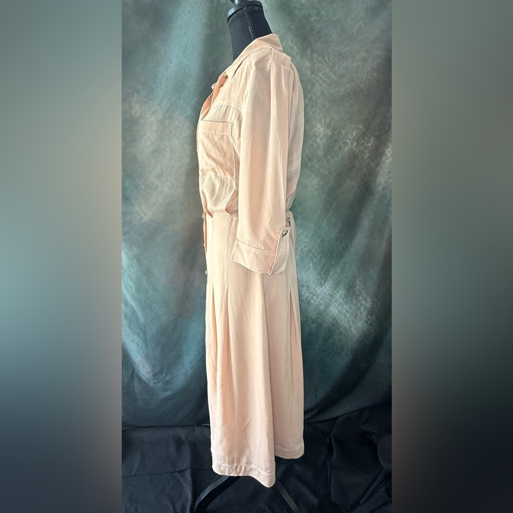 ✨ NWT Marciano by Guess Blush Shirt Dress - Size M✨ - Picture 4 of 16